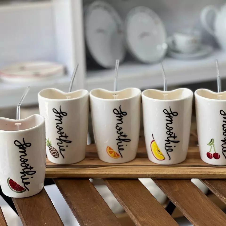 لیوان های سرامیکی اسموتی